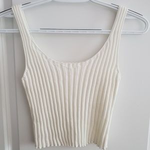 Ribbed Knit Crop Top